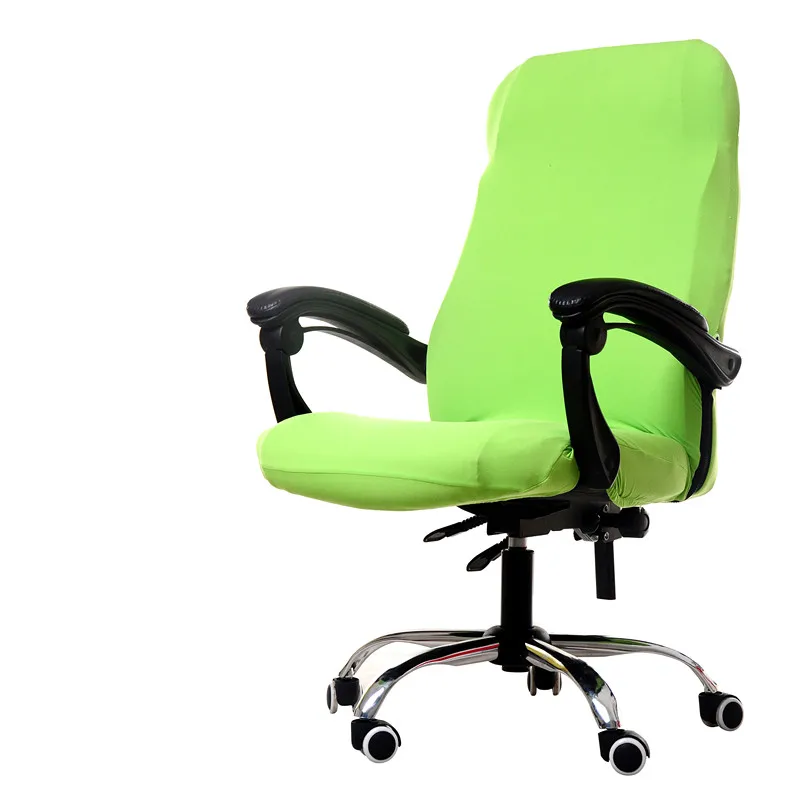 Вращающийся чехол для офисного компьютерного стула из спандекса с принтом, растягивающийся чехол для сиденья, съемный чехол для офисных стульев, Silpcover housse de chaise