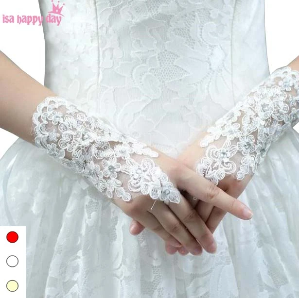 Accesorios de boda baratos novia, guantes de boda, de estudio de rendimiento, guantes de boda de cristal 1 par, novedad|Guantes de novia| AliExpress