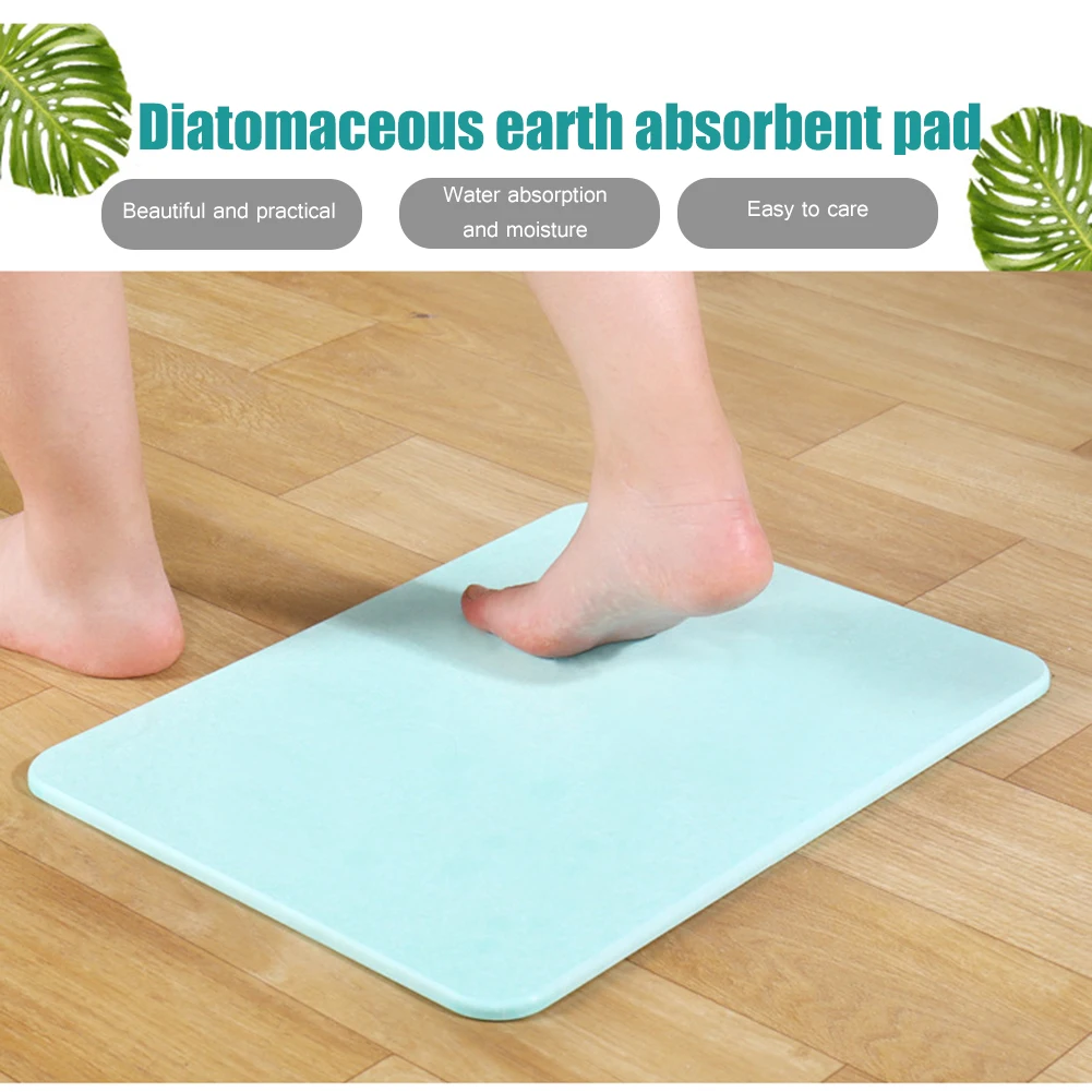 

Economical Bathroom Bath Shower Mat Non Slip Mat with Diatomaceous Earth Antibacterial Super Absorbent ds99