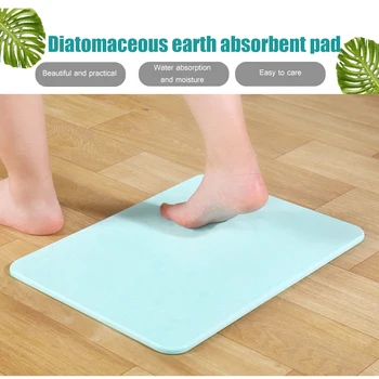 

Economical Bathroom Bath Shower Mat Non Slip Mat with Diatomaceous Earth Antibacterial Super Absorbent ds99