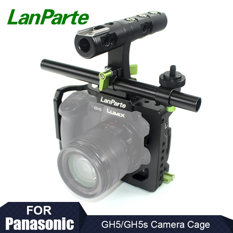 

Lanparte GH5s GH5 клетка для камеры Panasonic с верхней ручкой