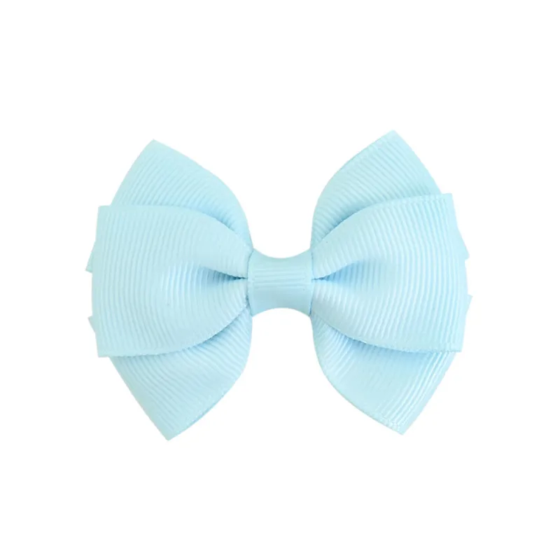 Toddler Baby Girls Hair Clip Small Ribbon Bows Hairpins Boutique Barrette Hairgrip Baby Girl Hair Accessoriess (17)