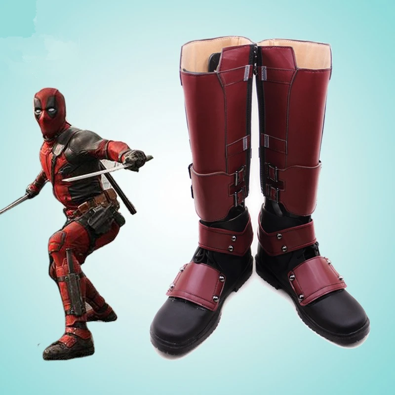 

Deadpool Wade Wilson dead pool boots cosplay shoes
