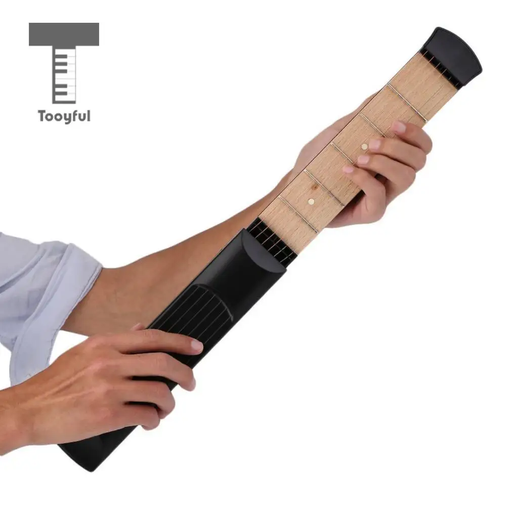 Карманный инструмент для акустической гитары Tooyful тренировочный Chord Trainer 6 String Fret
