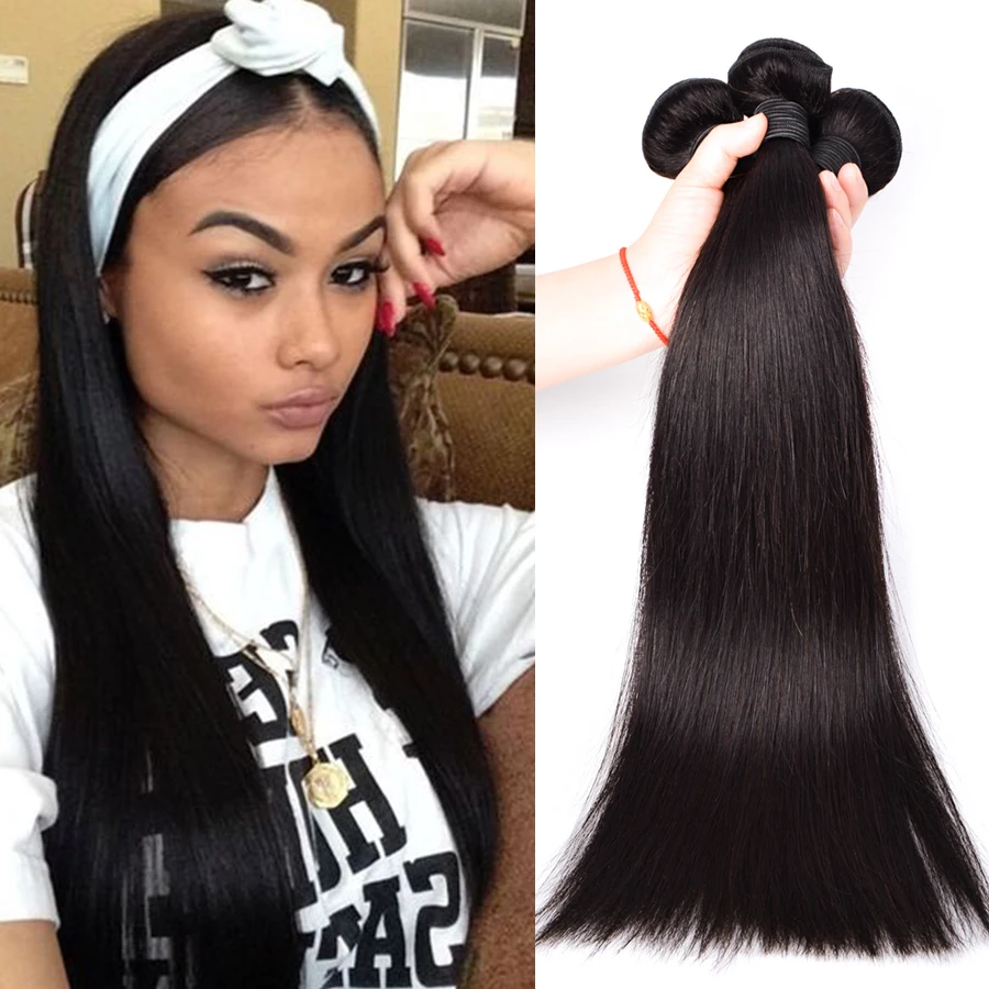 Straight Brazilian Hair Weave Bundles Brazilian Virgin Hair