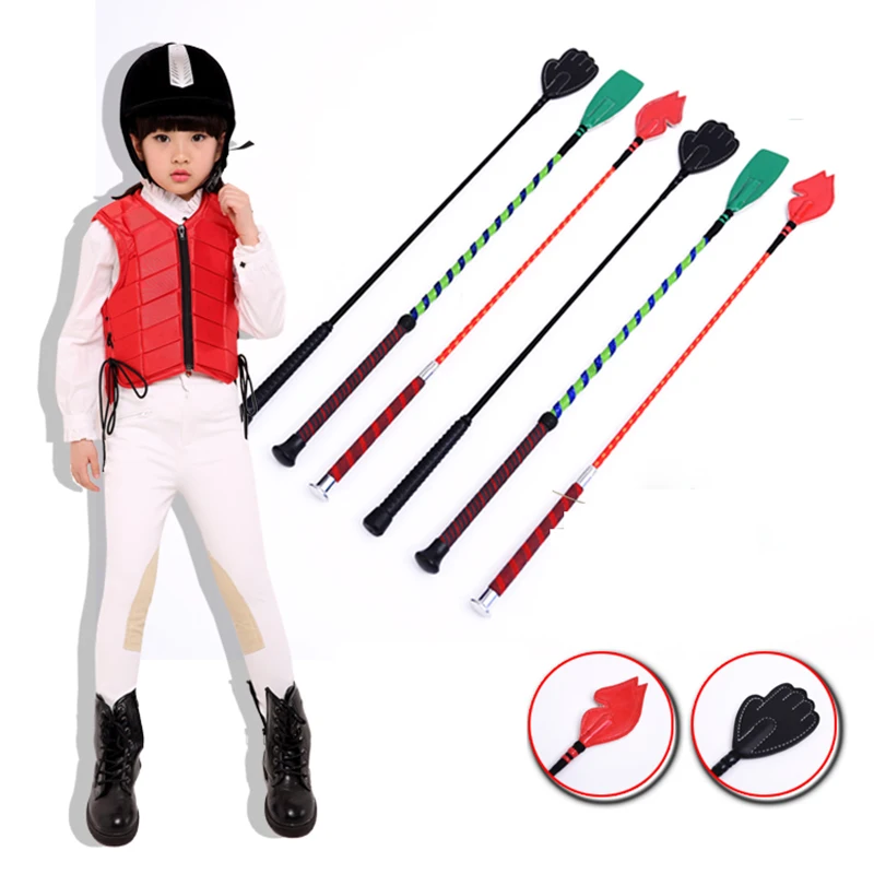 

Equestrian Supplies Children's Whip Horse Riding Short Whip Professional Knight Equipment Whips Outdoor Horse Racing Accessories