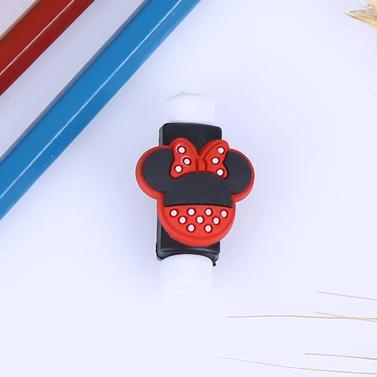 Микки Маус Анти-перелом мультфильм USB защитный кабель намотки Смарт настенный переключатель защиты для Iphone Android