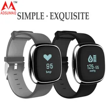 Умный Браслет P2 кровяное давление Смарт-часы OLED экран Bluetooth Браслет Водонепроницаемый фитнес-трекер