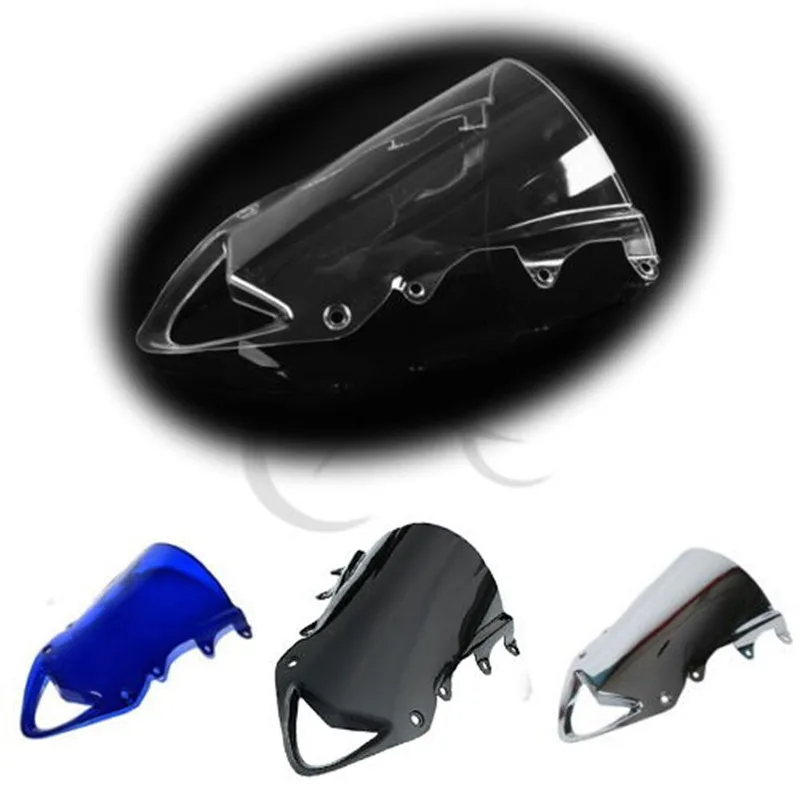 

Motorcycle Clear/Black/Blue/Chrome Wind Screen PMMA Windshield For BMW S1000RR 09-14 10 11 12 13