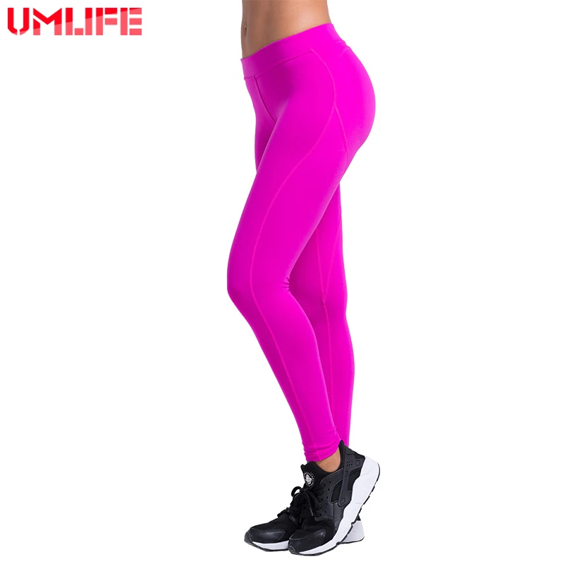 Umlife Sex Low Waist Stretched Sports Pants Gym Clothes Spandex Running