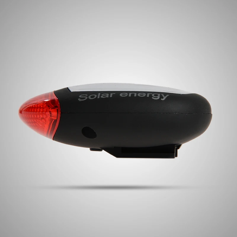 Perfect ROCKBROS Cycling Bike Bicycle LED Rear Light Solar Power Lamp Safety Warning Light Bicycle Seatpost Tail Light Bike Accessories 2
