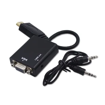 

Switcher HDMI to VGA + 3.5mm with audio computer to TV converter