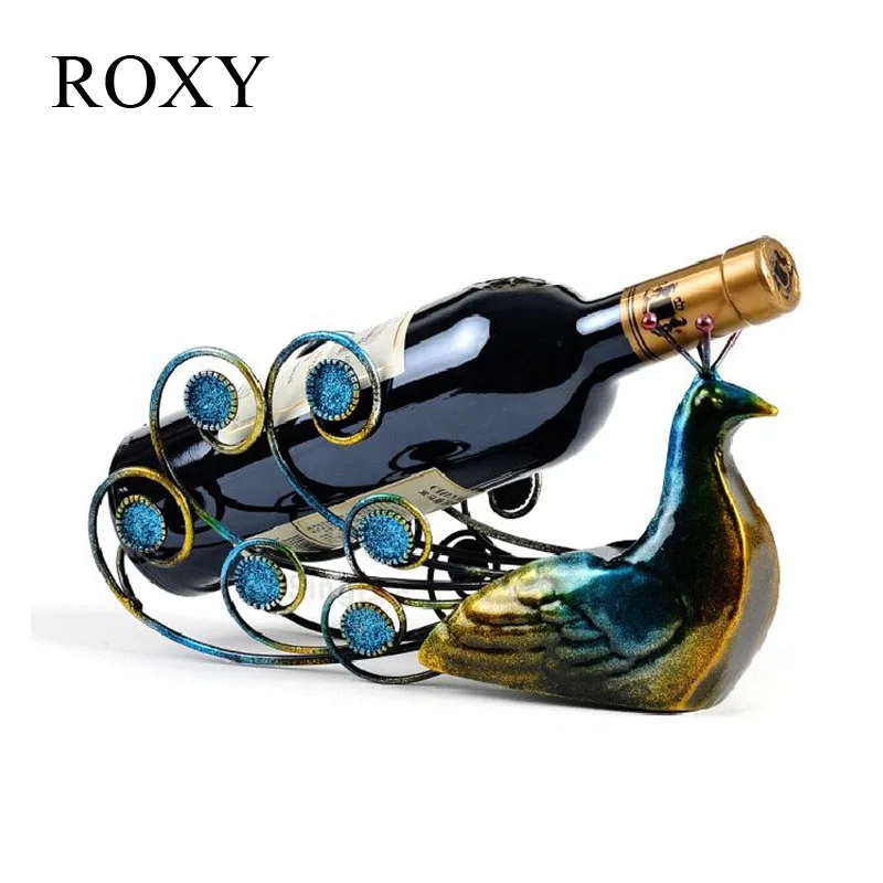 

Hot Sale Peacock Wine Holders Wine Rack Bottle Rack Wine Racks Wine Glass Rack