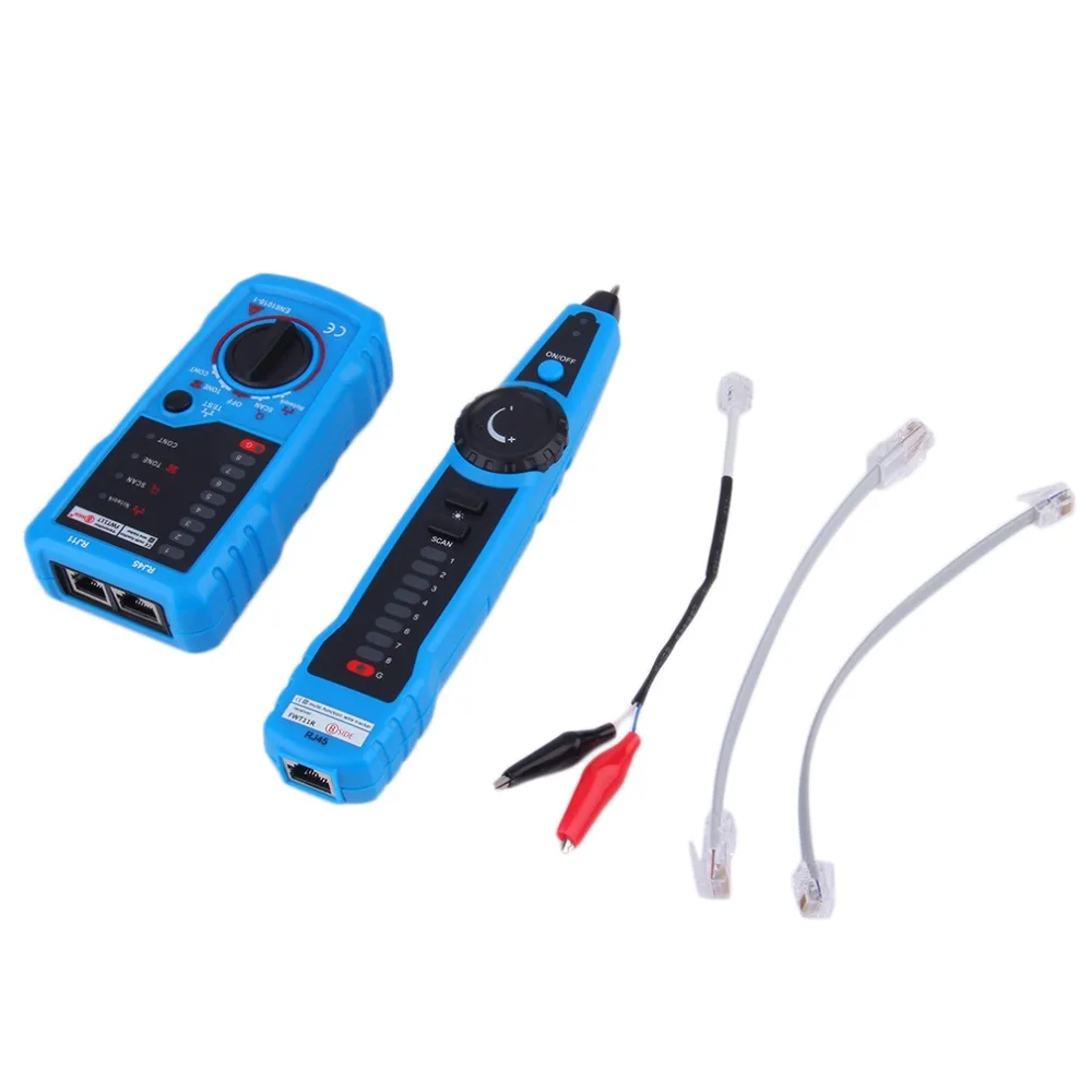 

New High Quality RJ11 RJ45 Cat5 Cat6 Telephone Wire Tracker Tracer Toner Ethernet LAN Network Cable Tester Detector Line Finder