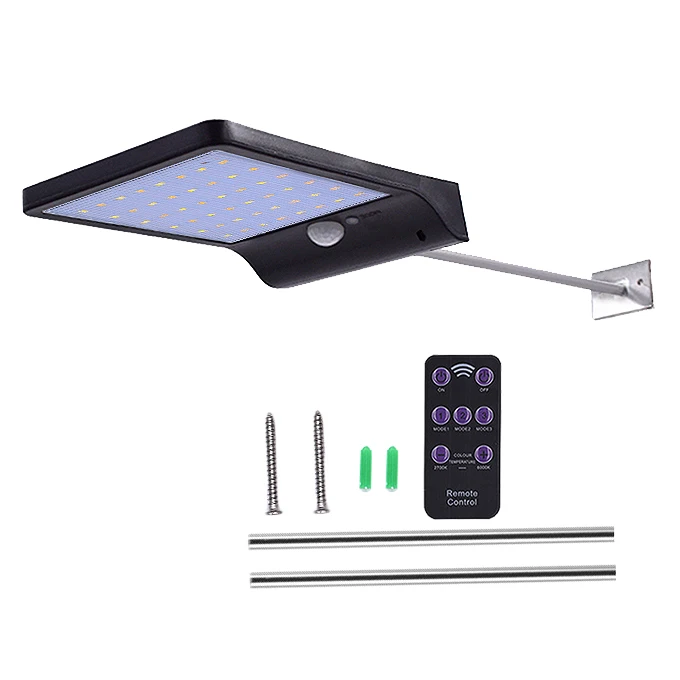 

48 Led Solar Lights Color Adjustable Three Modes Waterproof Lights Outdoor Garden Lights