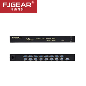 

16 Port Vga splitter 350MHz 1 Input to 16 Output Multiple Video Distributor for Widescreen Monitor LCD Projector 35016
