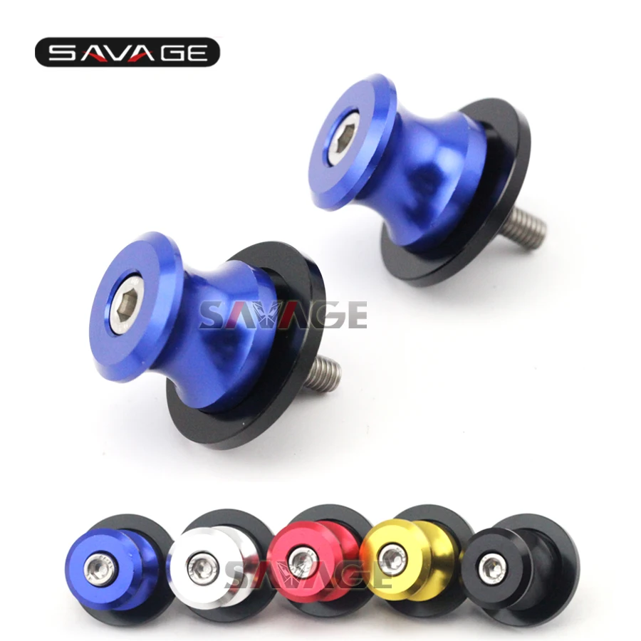 Swingarm Spools Slider For YAMAHA YZF R1/R3/R6/R6S/R25 XSR 900 XSR900 YZF-R1 YZF-R3 YZF-R6 YZF-R6S YZF-R25 Stand Screw M6 CNC