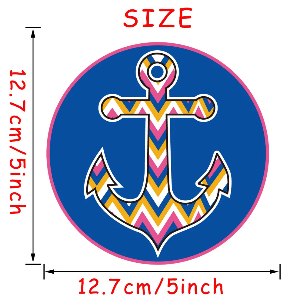 Creative Fishing Anchor Printed Wall Sticker Funny Cartoon Anchor Wall Decal for Bedroom Home Decor CS5021 Creative Fishing Anchor Printed Wall Sticker Funny Cartoon Anchor Wall Decal for Bedroom Home Decor CS5021