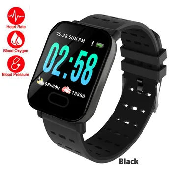 

A6 Smart Bracelet Blood Pressure Real-time Dynamic Heart Rate Blood Pressure Monitoring Step Counter Bluetooth Smart Watch