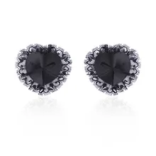 Женские сексуальные Стикини кружева лук любовь сердце силиконовая форма накладки на грудь Черный Косплей наклейки на соски