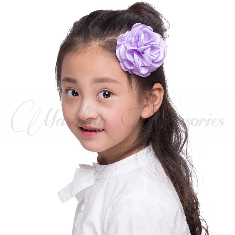 

20colors 8cm 2017 Newborn Vintage Soft Artificial Fabric Flower Hair Clips Burnt Hair Flowers for Kids Girls Hair Accessories