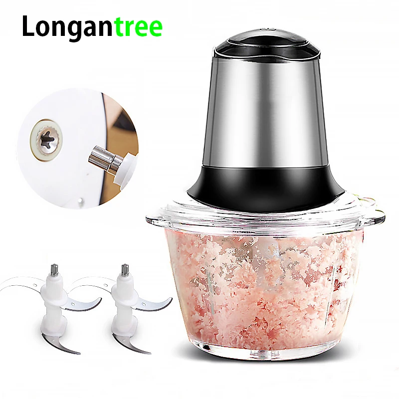 

Electric Meat Grinder Stainless Steel Meat Slicer Automatic Chopper Meat Mincer Multifuncional Food Processor Picadora Electrica