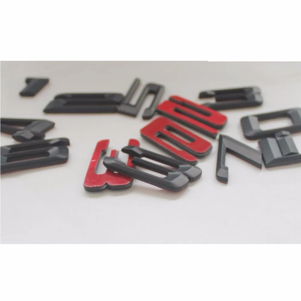 Tampa do Tronco Autocolante para Bmw Preto Fosco Letras Emblemas Emblema 325e 330e 335e 520e 528e 530e 550e 740e 740le 750le 3 High Quality Automóveis e motos