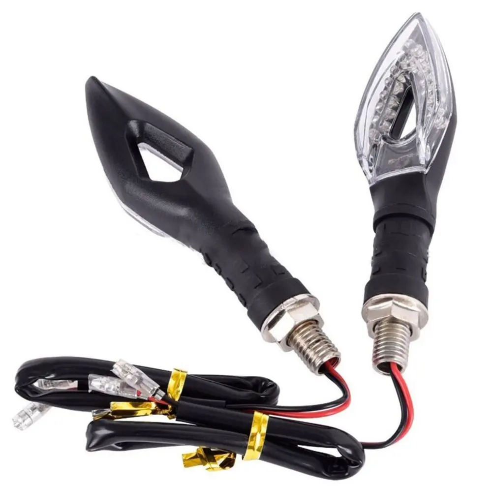 

1 PC Factory Direct 14 LED Motorcycle Turn Signal Light Streamer Indicator Light