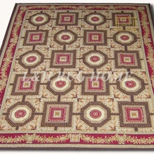 9'X12' французские Aubusson плетеные коврики ручной работы aubusson ковры