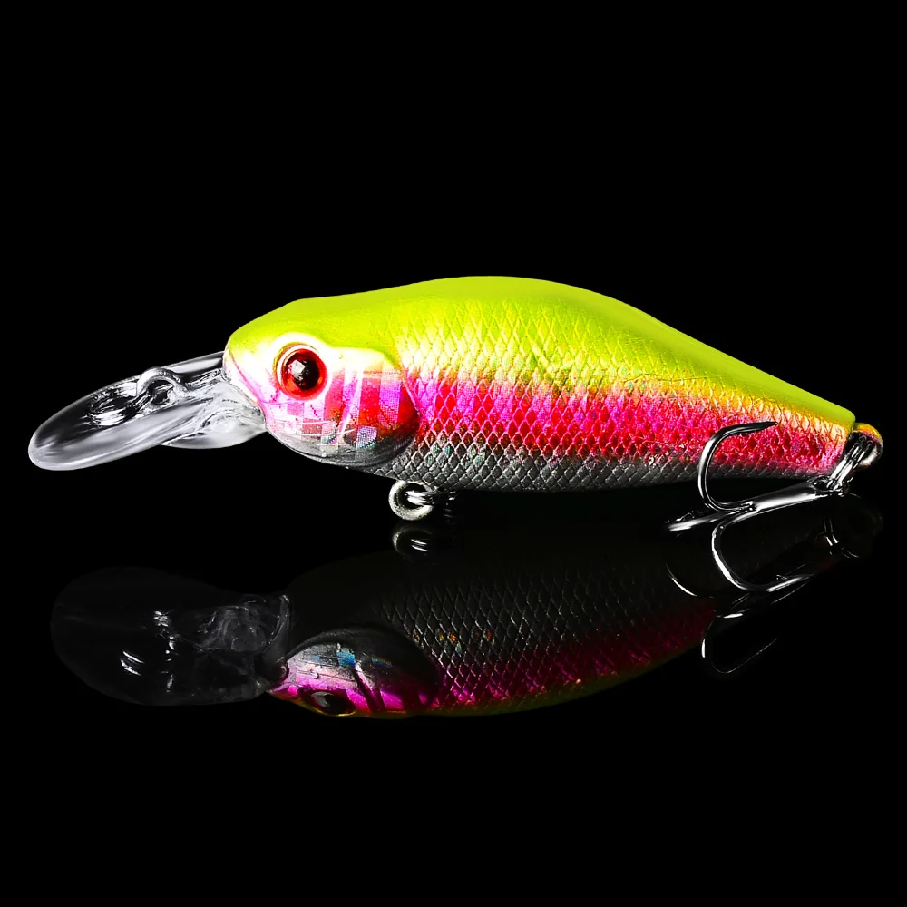 Топ 1 шт. Minnow FLYBASS искусственные жесткие 7 см 2 76 &quot/0 28 унций 8 г 3D глаз рыболовные