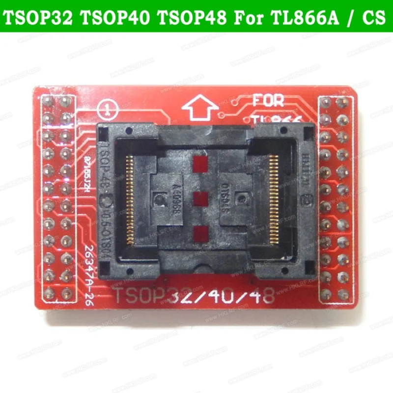 TL866II плюс универсальный программер MiniPro+ 10 Адаптеры с Тесты клип TL866 PIC Биографические очерки высокоскоростное программирующее устройство - Цвет: TSOP32 40 48 Adapter