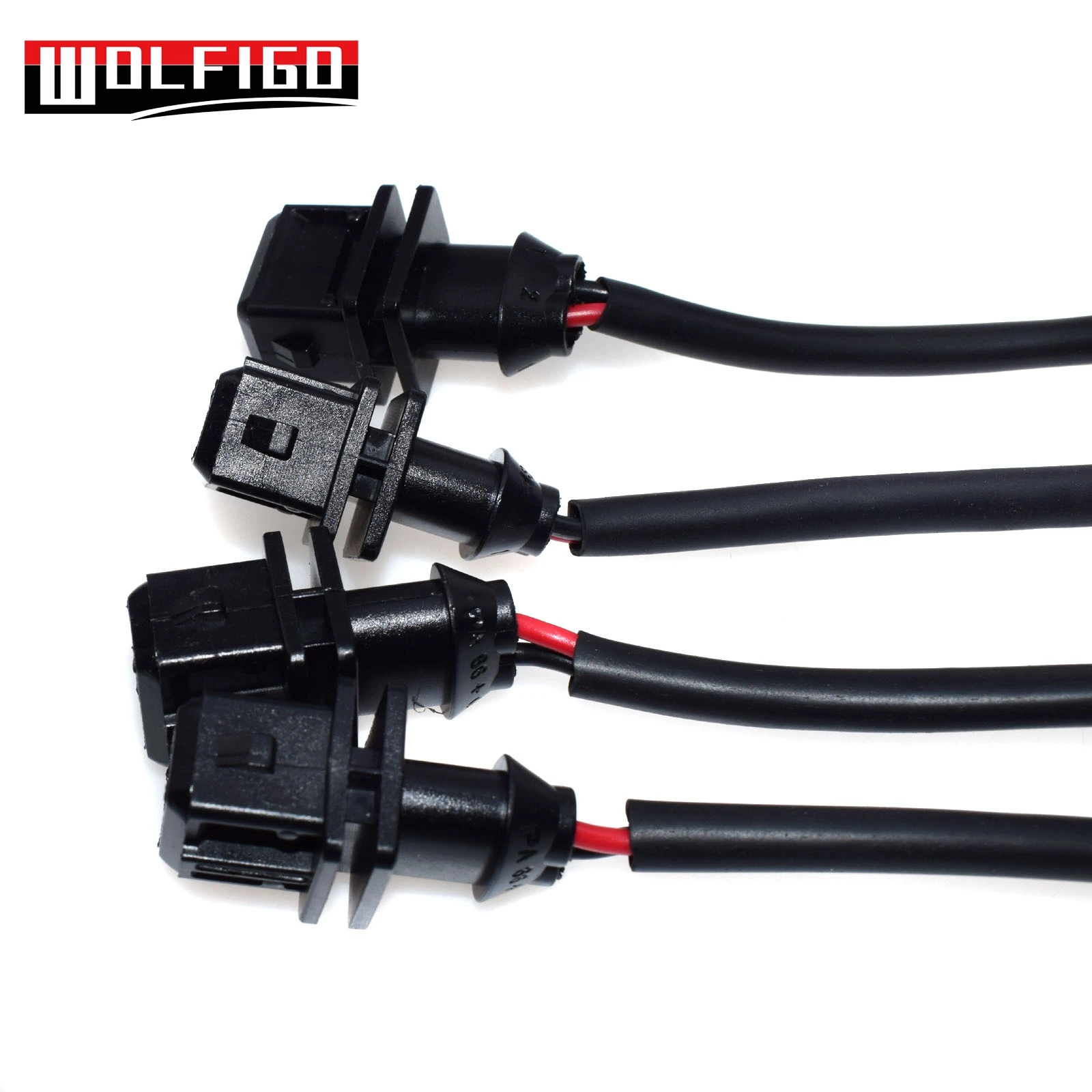 6 x OBD2 TO RDX 410cc FUEL INJECTOR CONVERSION JUMPER HARNESS ADAPTER Connector