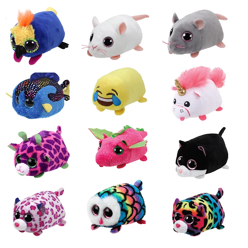 10CM Mini Original Ty Plush Toys Beanie Boos Big Eyes fox unicorn Pocket TSUM Candy pig Stuffed Doll Pink Owl TY Baby Kids Gift 10CM Mini Original Ty Plush Toys Beanie Boos Big Eyes fox unicorn Pocket TSUM Candy pig Stuffed Doll Pink Owl TY Baby Kids Gift