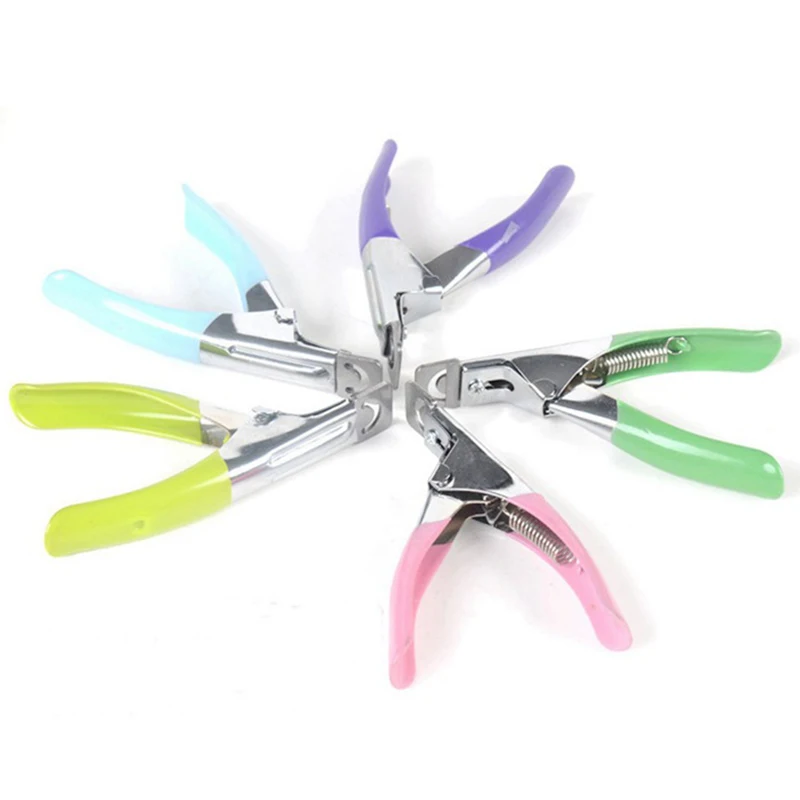 Маникюр ногтей резак Нержавеющая сталь Nail Clipper Акриловые гель Ложные кончик