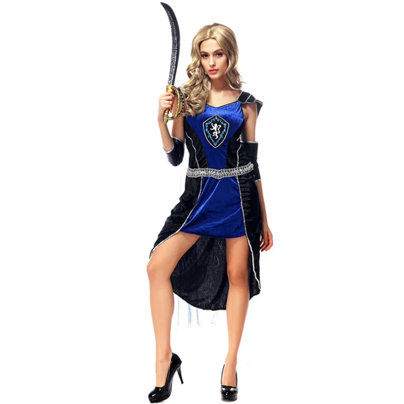 blue ancient roman greek female soldier cosplay halloween roman gladiator greek warrior soldier fantasia uniforms fancy dress - Helen Of Troy Halloween Costume blue ancient roman greek female soldier cosplay halloween roman gladiator greek warrior soldier fantasia uniforms fancy dress - Helen Of Troy Halloween Costume