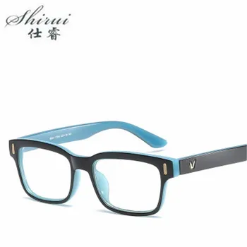 2019 nouveau Designer femme/hommes lunettes optiques PC cadres Rectangle lunettes cadre clair lentille lunettes noir bleu oeil verre