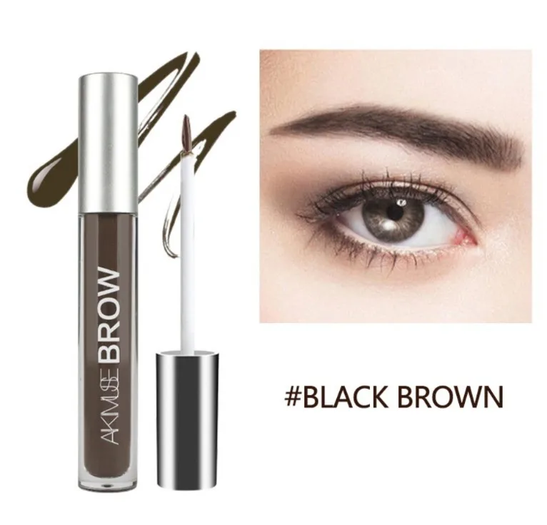 PK0222A2 Waterproof Makeup Eye Brow Gel Coffee Black Brown Paint Eyebrows Gel Eyebrow Tint Mascaras Kit Sobrancelha - Цвет: PK0222A2