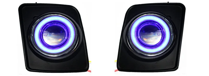 For FAW Besturn B50 White Angel Eyes DRL Yellow Signal Light H11 Halogen / Xenon Fog Lights Projector Lens E13