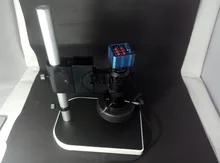 2016 новая промышленность микроскоп камера 2MP HD выходы VGA 130X C — крепление объектива + держатель + из светодиодов кольцо огни для лаборатории печатных плат мобильный телефон ремонт