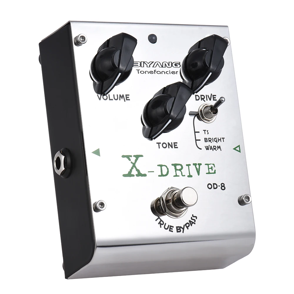 Педаль для гитары BIYANG OD 8 трехрежимная с 2 сменными чипами|guitar effect pedal|effect pedaleffect