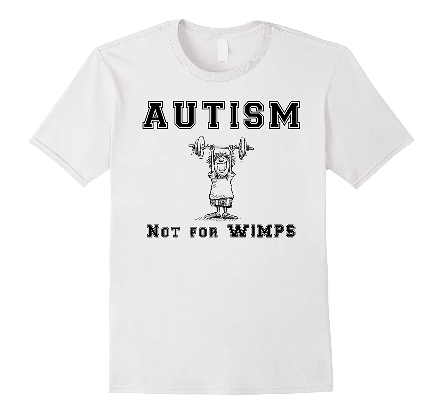 Autism Not for Wimps Autism Awareness T Shirts T Shirt Men Black Short