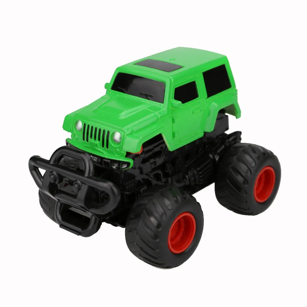 Мини-автомобиль детская игрушка Декор Детский мини-автомобиль тянуть назад Автомобили с большой шиной колеса творческие подарки для детей M1224