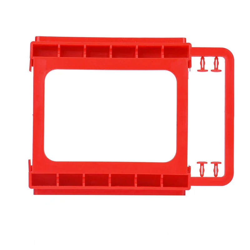 Universal 2.5" to 3.5" SSD HDD Environmental Plastics Adapter Mounting Bracket Hard Drive Holder for Desktop PC
