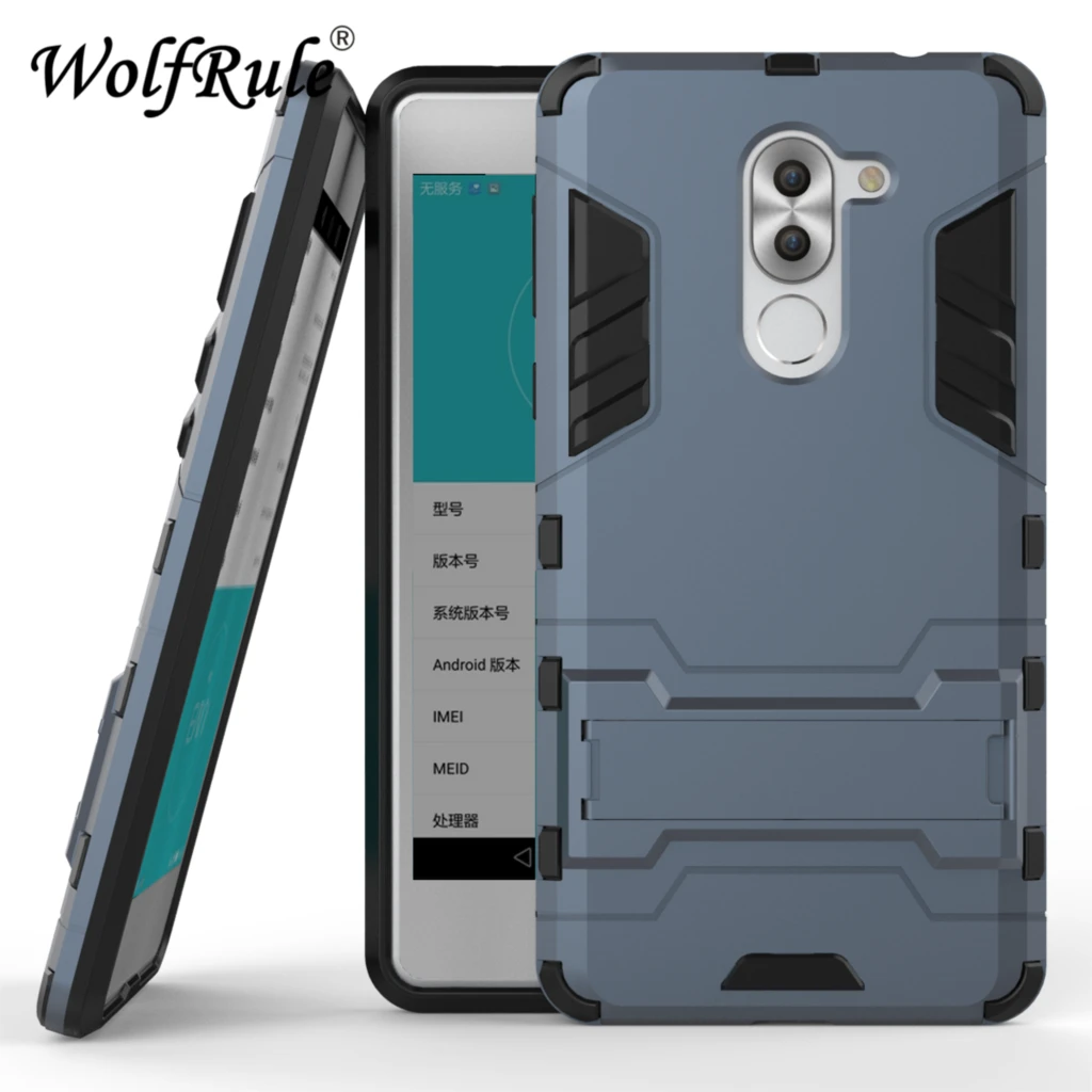 For Cover Huawei Honor 6x Case Huawei Gr5 17 Mate 9 Lite Silicone Rubber Robot Armor Hard Back Phone Cover Case On Honor 6x Fitted Cases Aliexpress