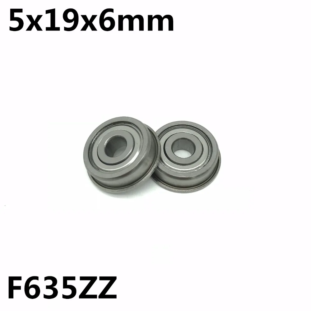 50 шт F635ZZ 5x19x6 мм Фланец Подшипники шарикоподшипником высокое качество F635 |