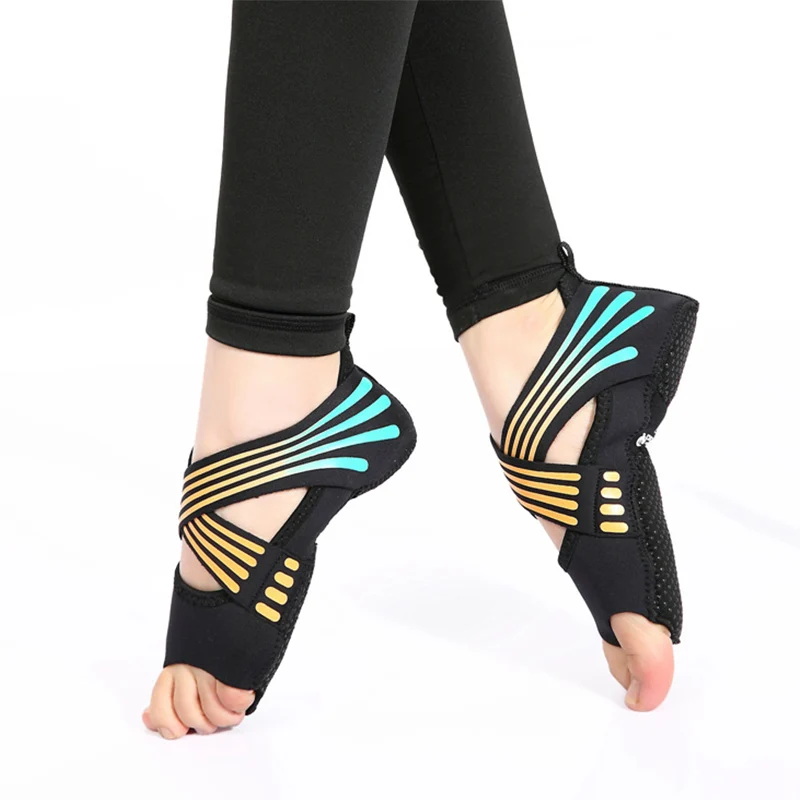 open toe exercise shoes