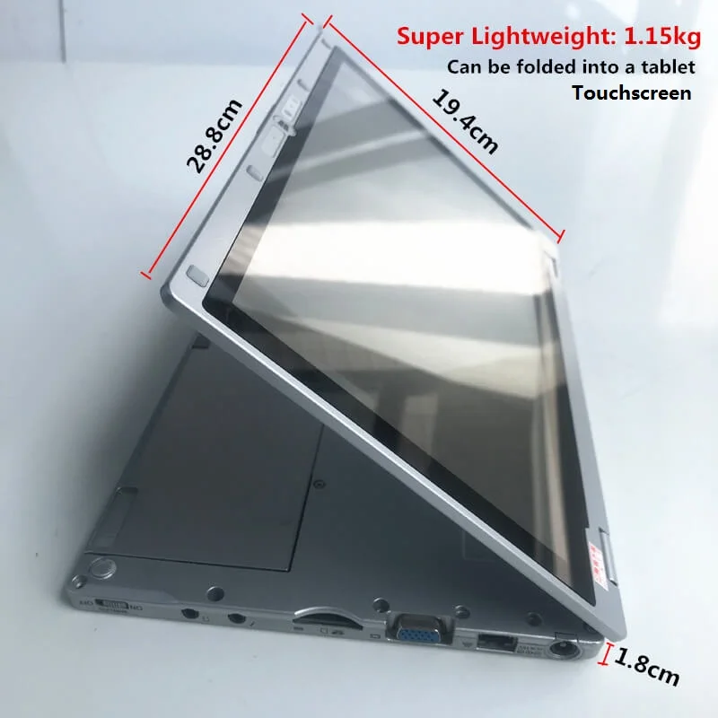 Планшет CF-AX2 I5 8G ноутбук Мини SSD OKI VAS6154 беспроводной полный чип O-dis E-lsawin автомобильный диагностический инструмент автоматический сканер allready