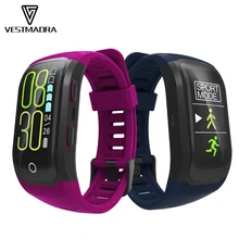 VESTMADRA VM08S цветной экран фитнес-трекер gps умный Браслет IP68 водонепроницаемый монитор сердечного ритма открытый трекер активности