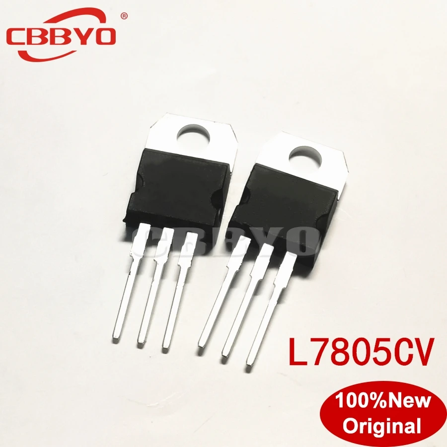 10pcs L7805CV L7805 7805 Voltage Regulator 5V 1.5A TO-220