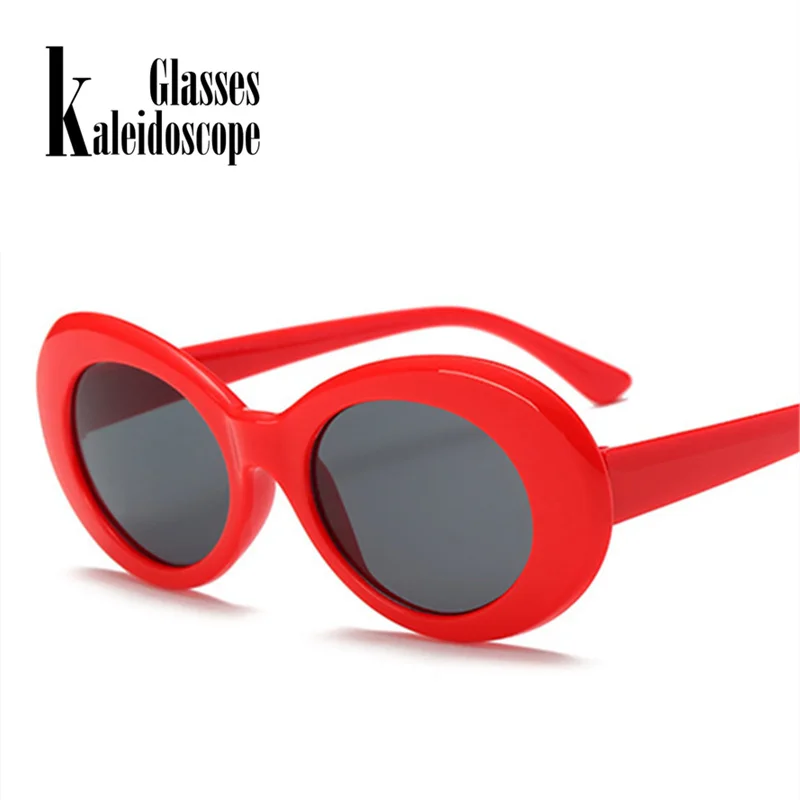 

Clout Goggles Sunglasses Men NIRVANA Kurt Cobain Glasses Women Retro Neff Small Oval Round Tint Alien Eyewear Shades UV400